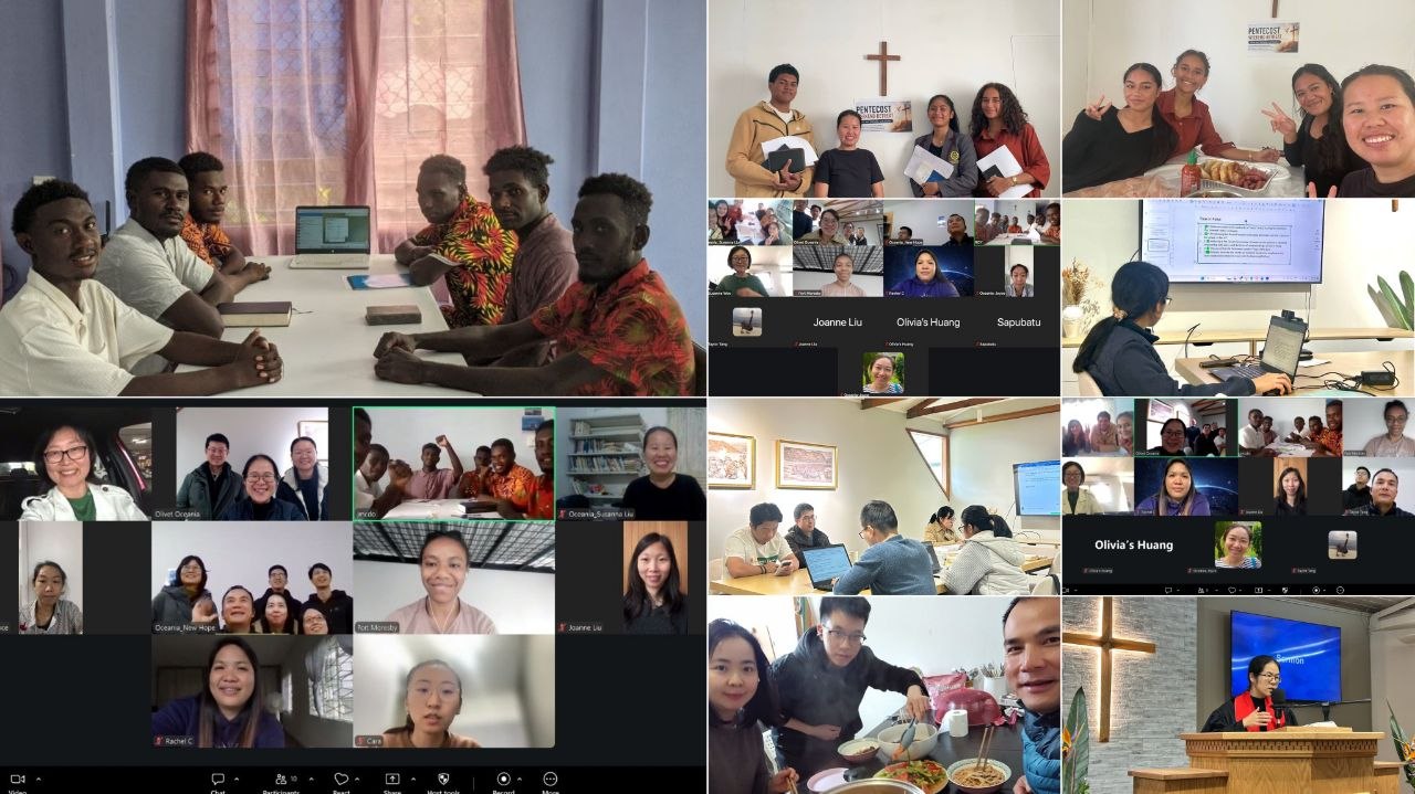 Pentecostal Retreat broadcast to mision fields across Oceania